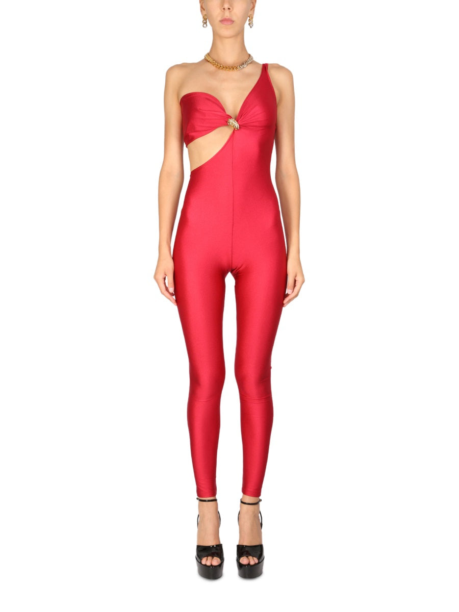 V-NECK JUMPSUIT
