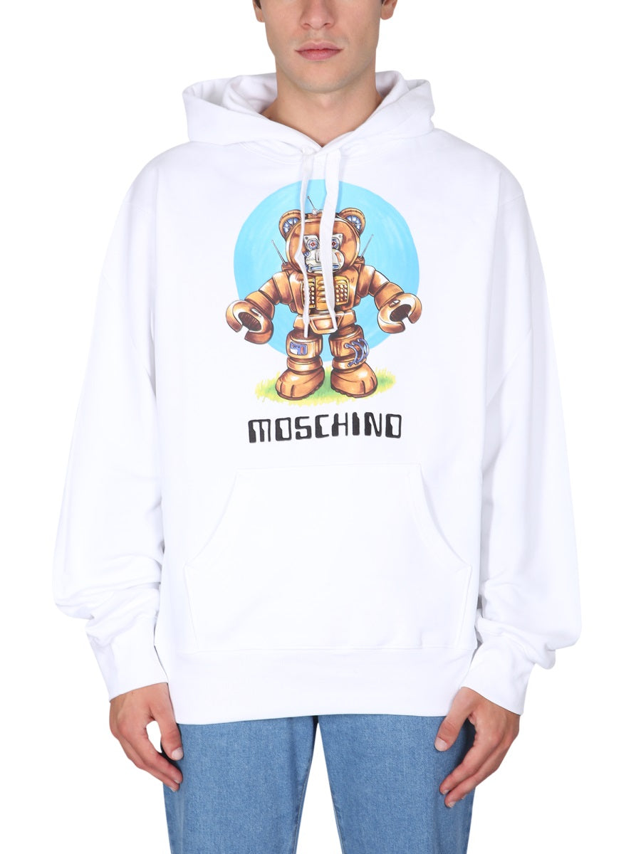 TEDDY PRINT SWEATSHIRT