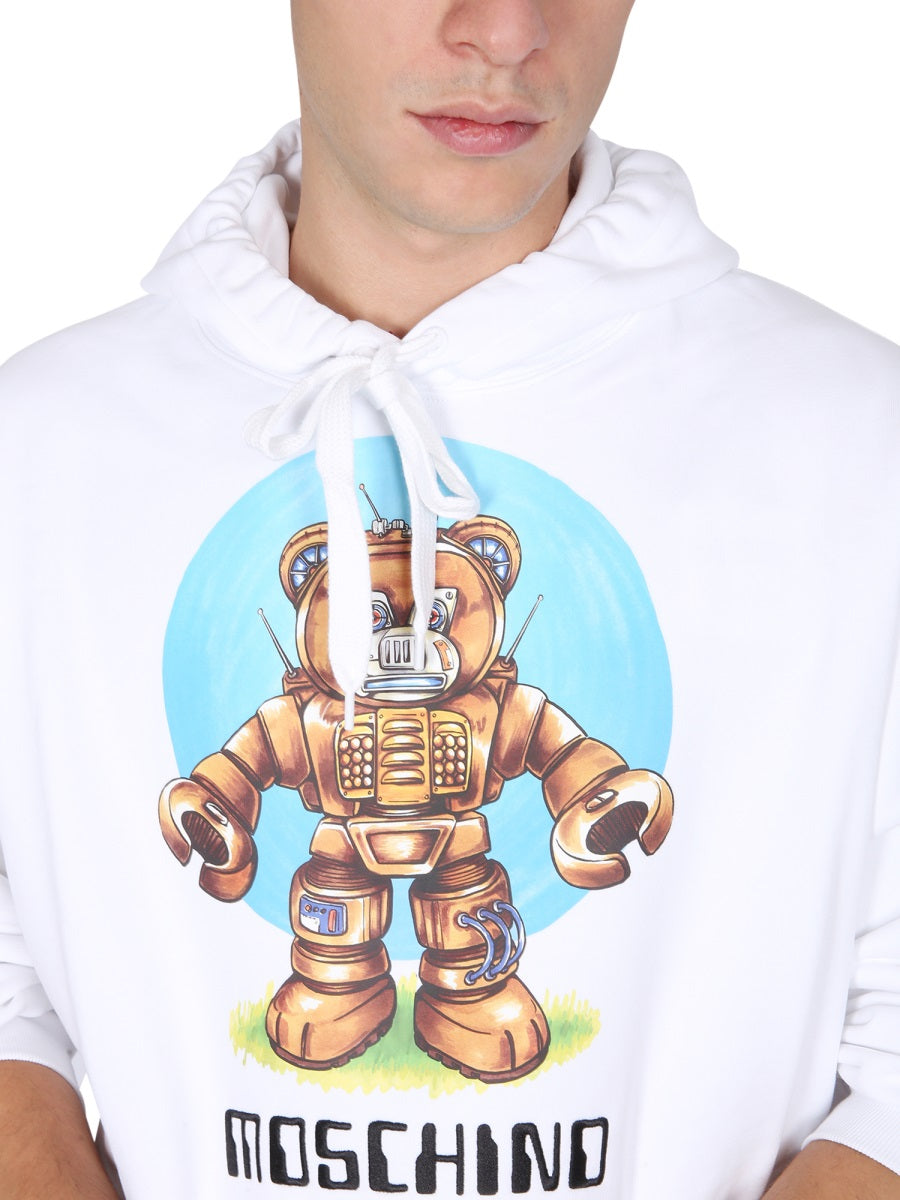 TEDDY PRINT SWEATSHIRT