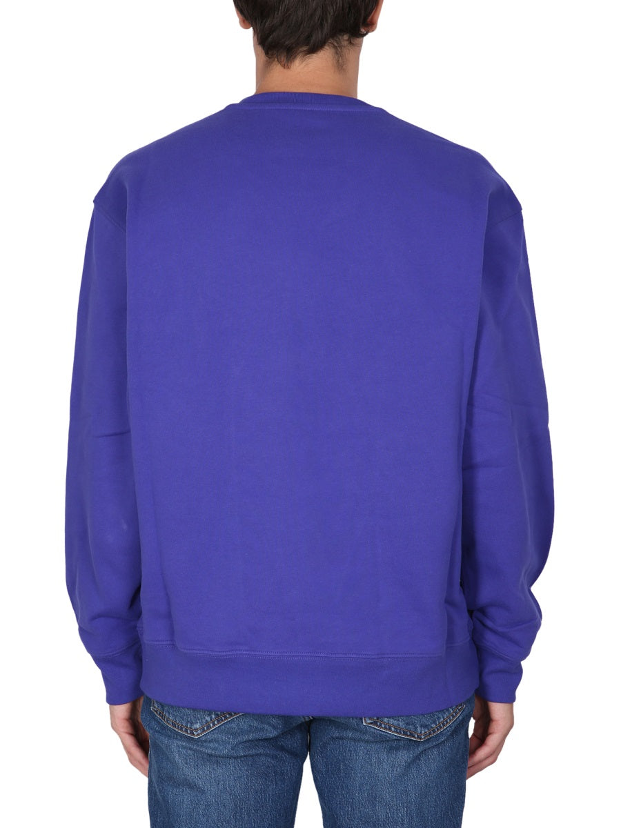 SWEATSHIRT WITH LOGO PATCH