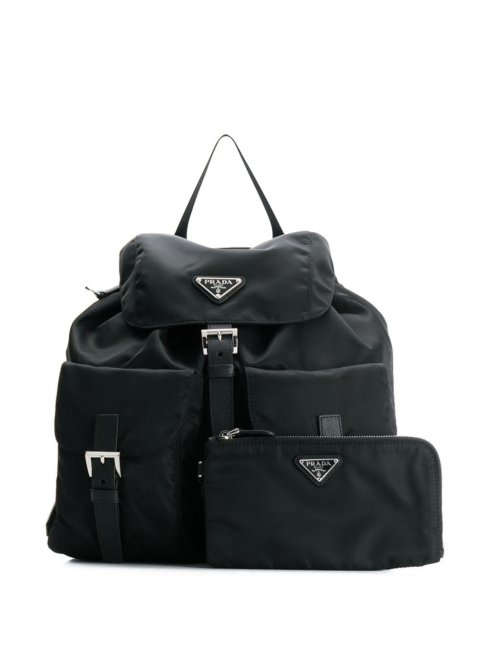 RE-NYLON MEDIUM BACKPACK WITH POUCH