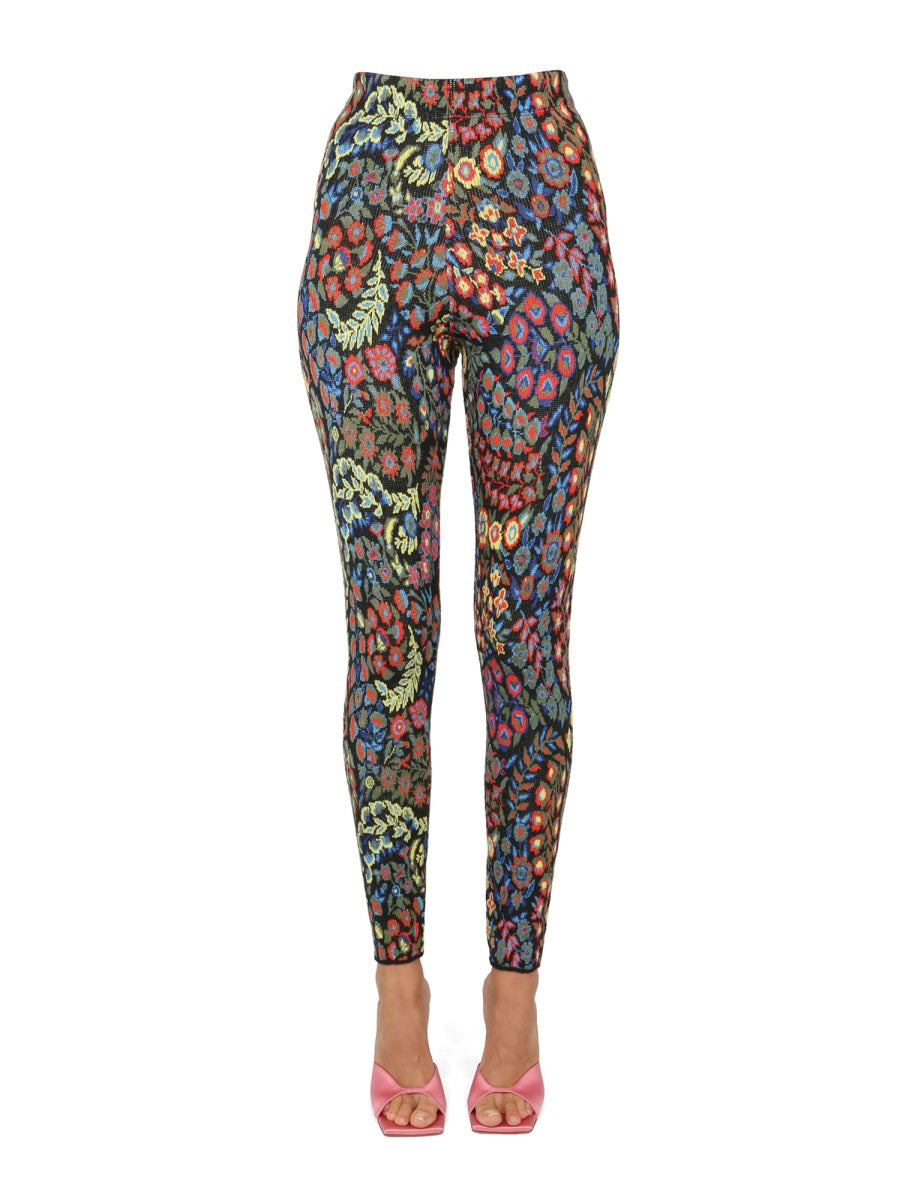 JACQUARD WOOL BLEND TOP AND LEGGINGS