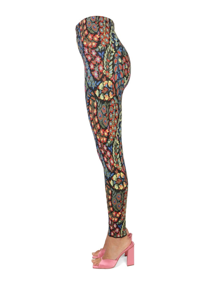 JACQUARD WOOL BLEND TOP AND LEGGINGS