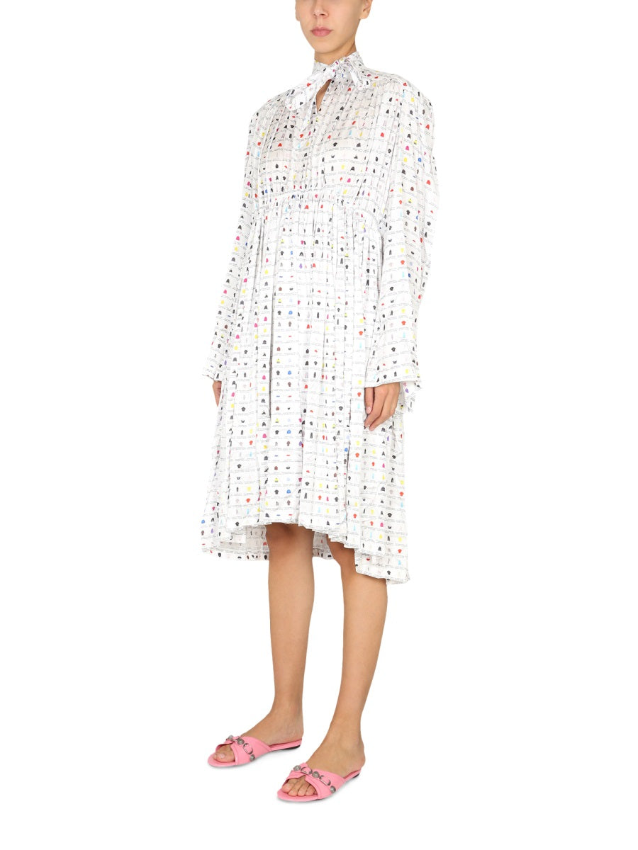 "PAPER CRUSH FLORAL" DRESS