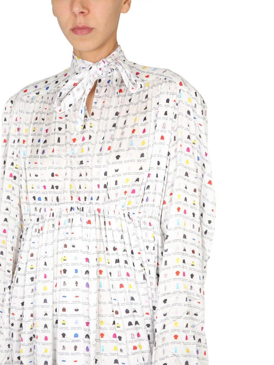 "PAPER CRUSH FLORAL" DRESS