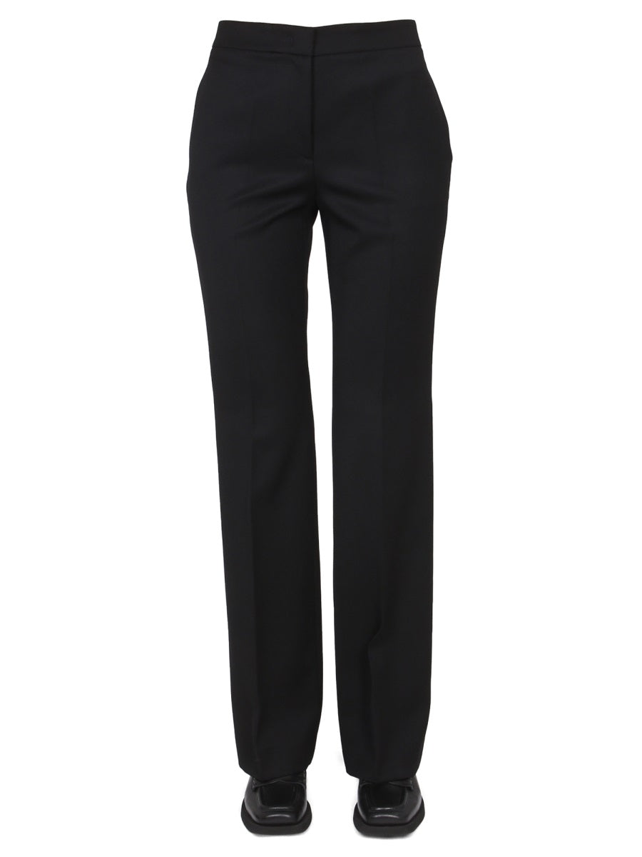 WOOL GRAIN DE POUDRE PANTS