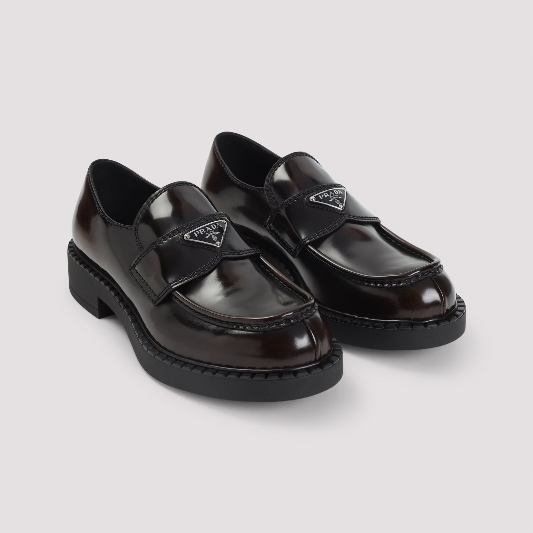 Chocolate Brushed Loafers