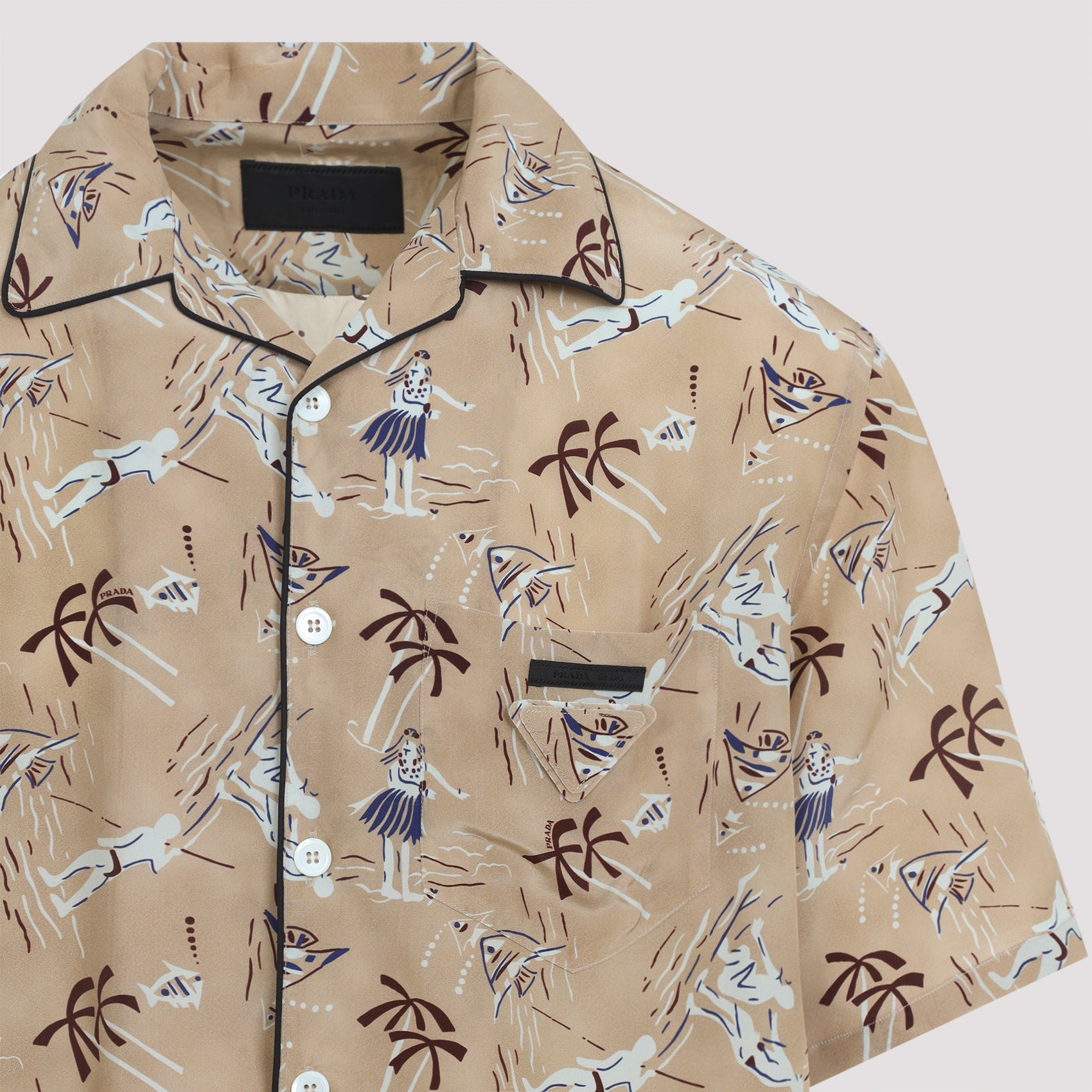 Viscose and Silk Shirt