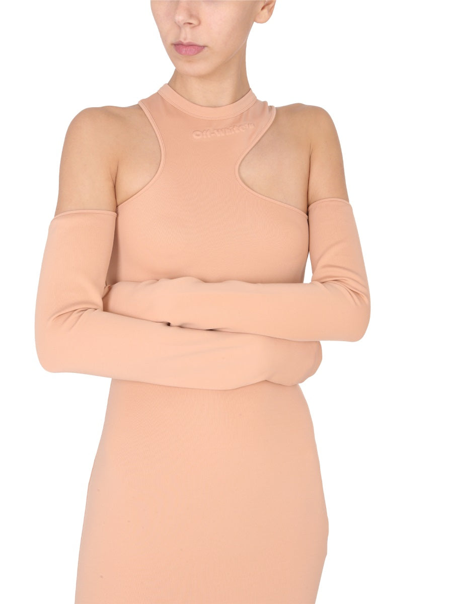 ASYMMETRIC MINI DRESS