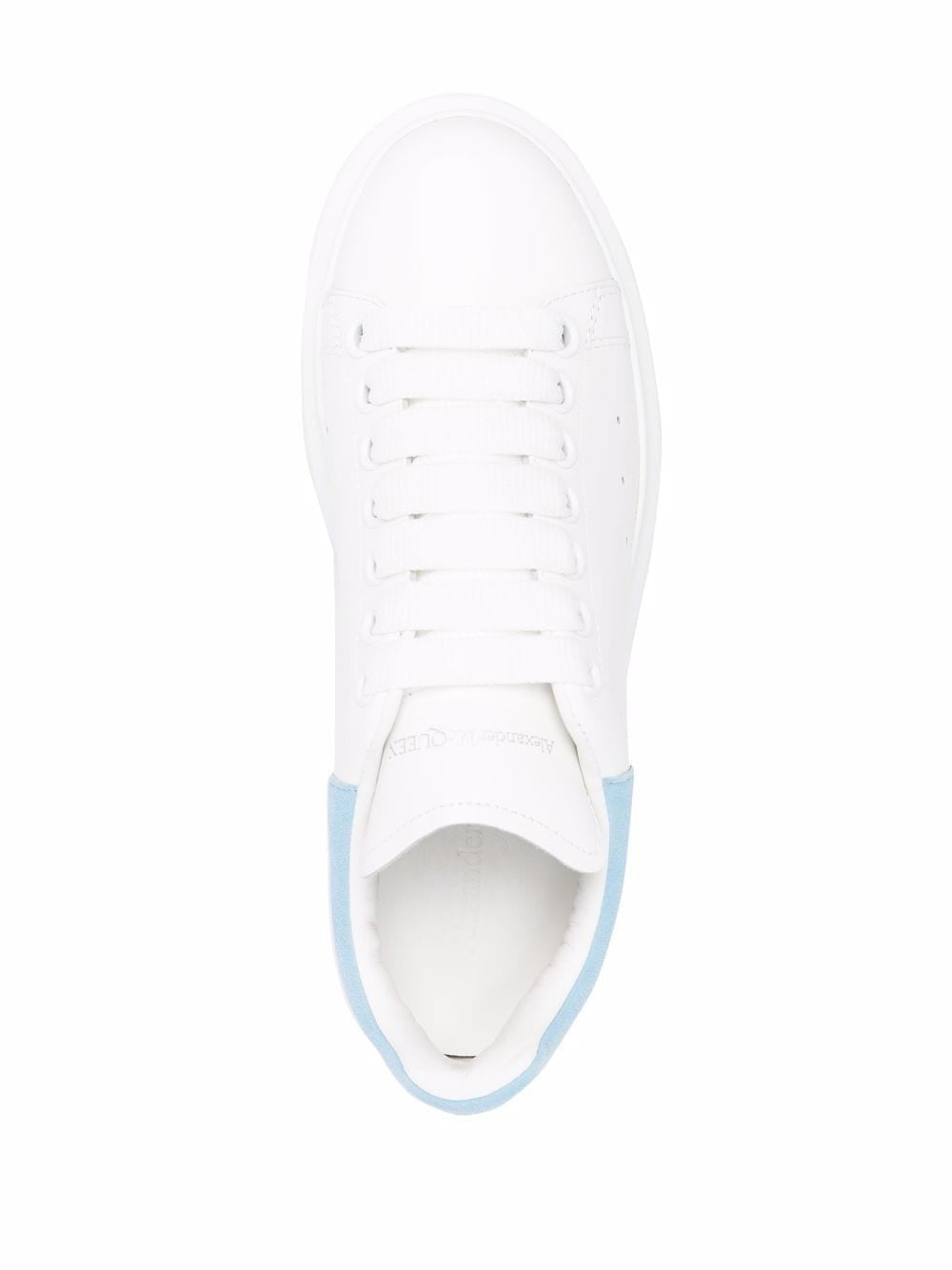 OVERSIZED SNEAKERS IN WHITE/POWDER BLUE
