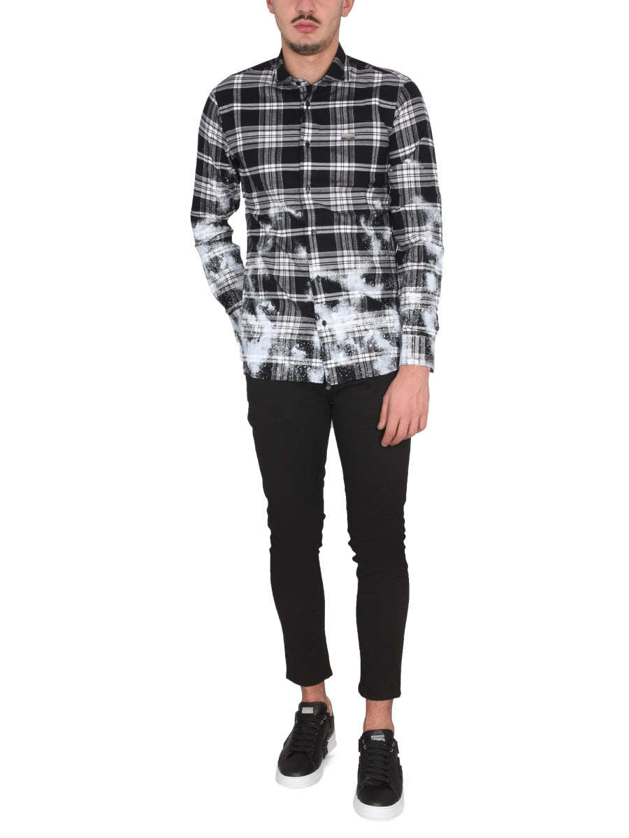 TARTAN PATTERN SHIRT
