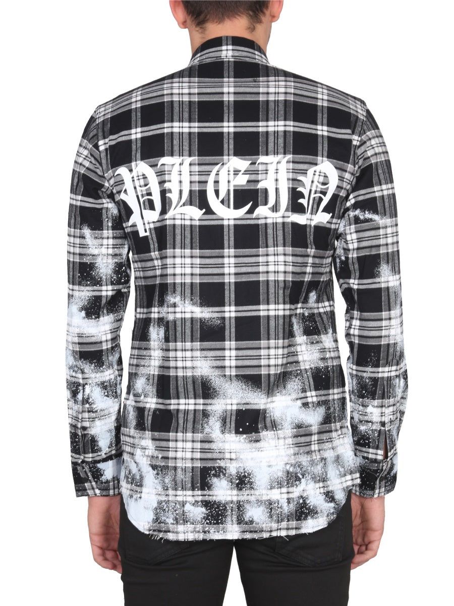 TARTAN PATTERN SHIRT