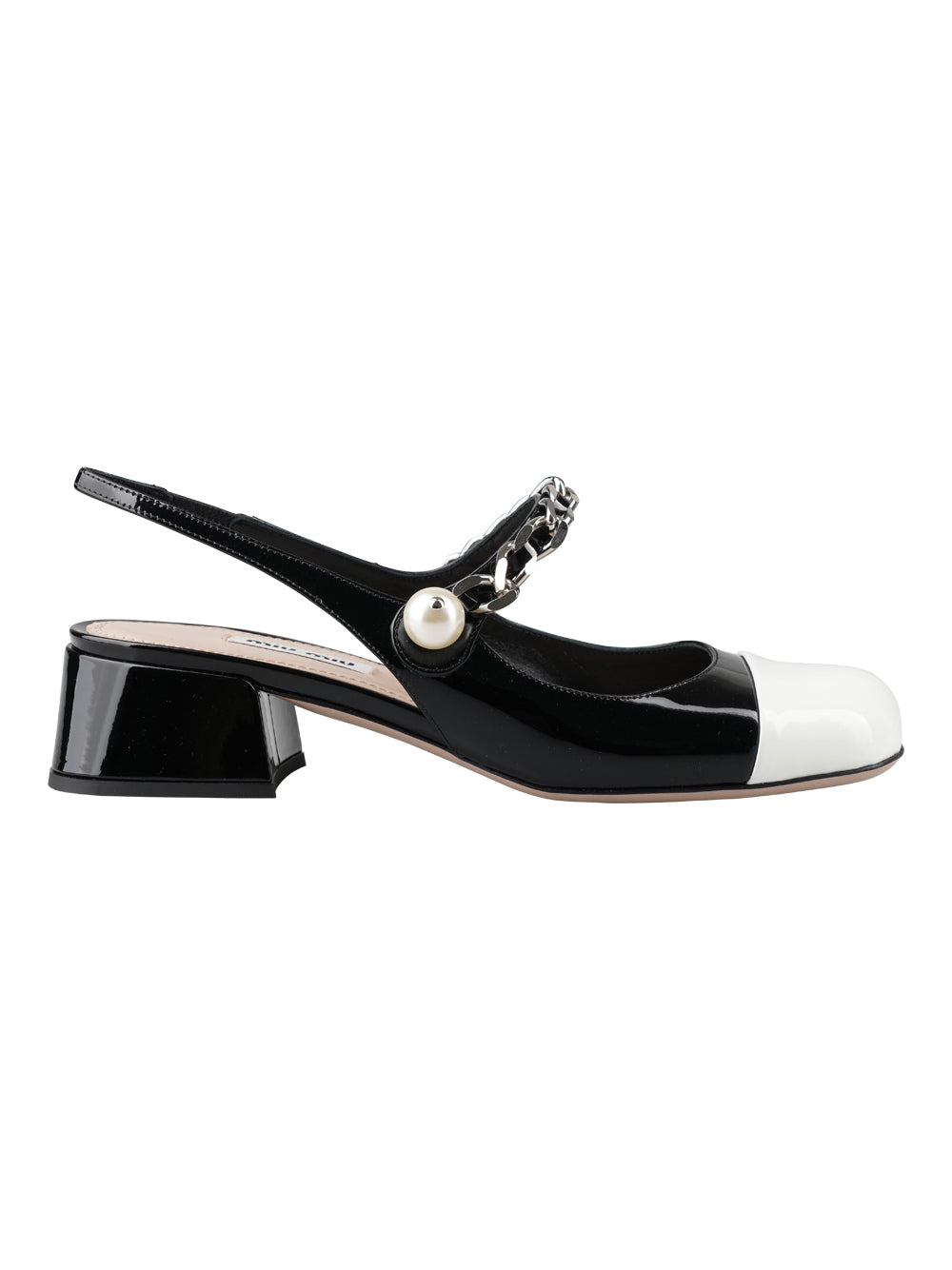 SLINGBACK BICOLORE IN VERNICE