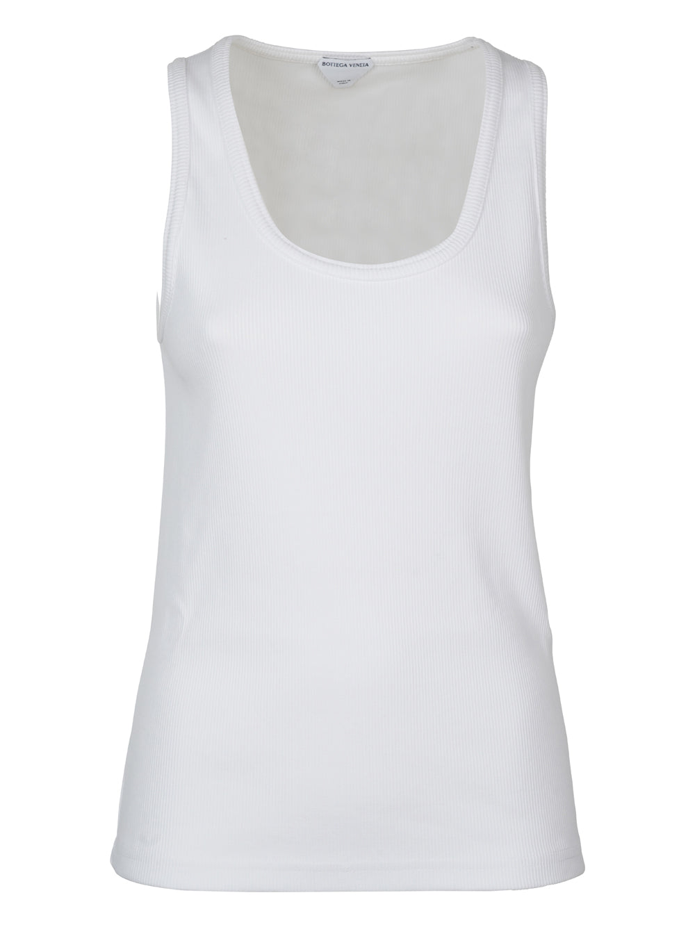 STRETCH RIB COTTON TANK TOP