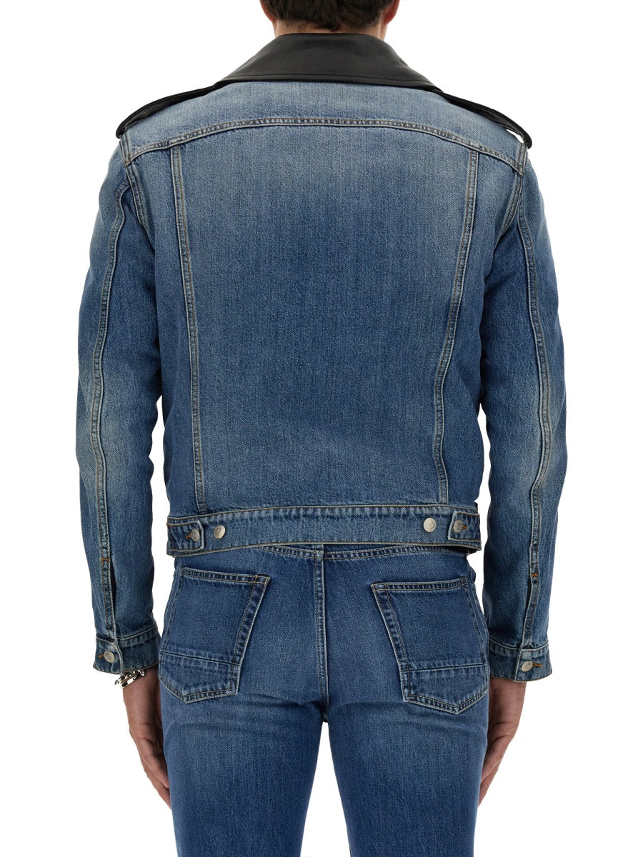 COMBO BIKER JACKET