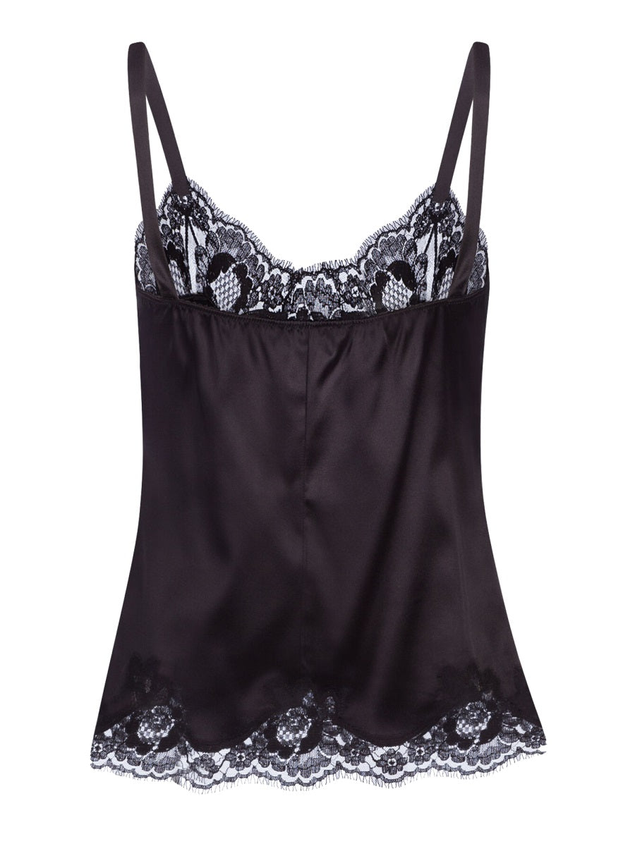 SATIN LINGERIE TOP