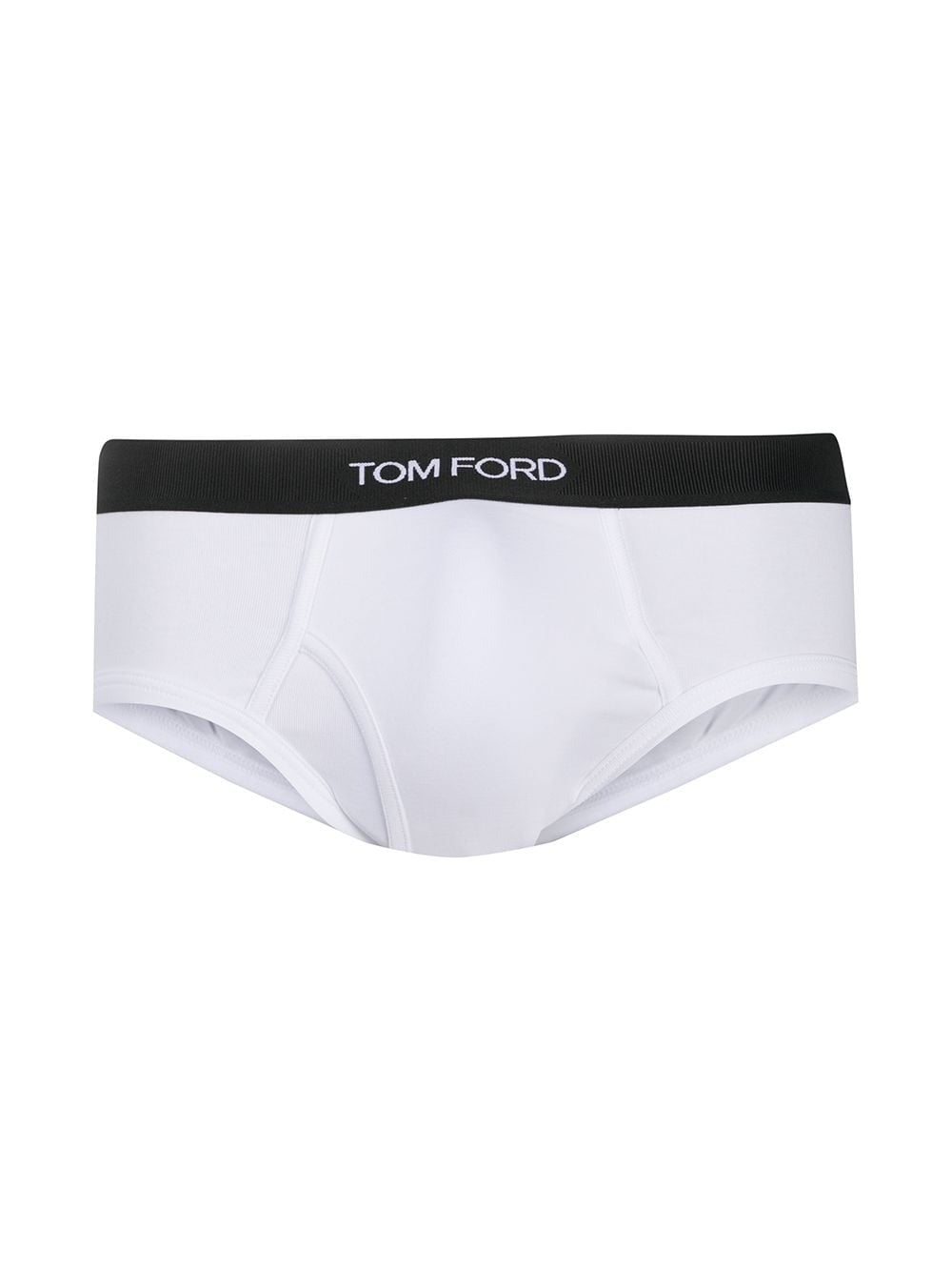 SET OF 2 LOGO-WAISTBAND COTTON BRIEFS