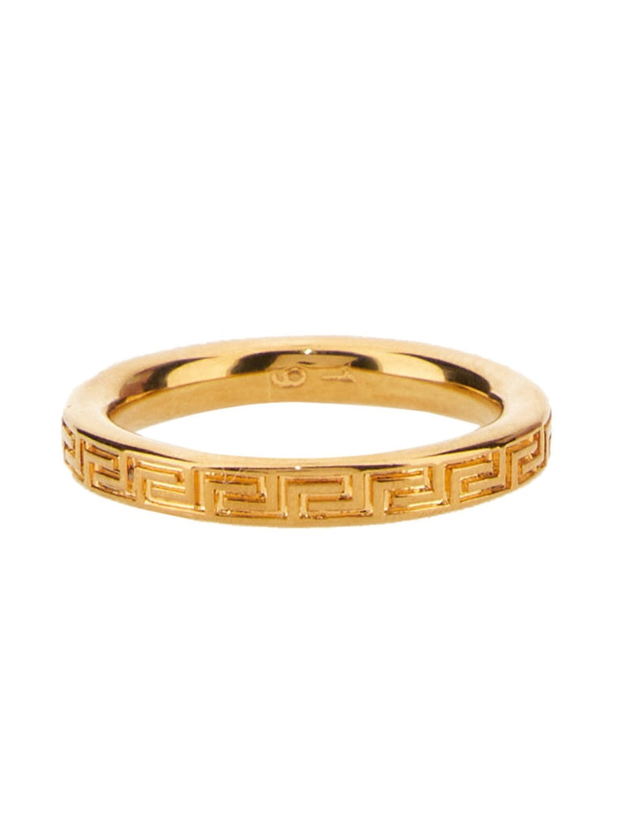 ANELLO CON CHIAVE GRECA INCISA