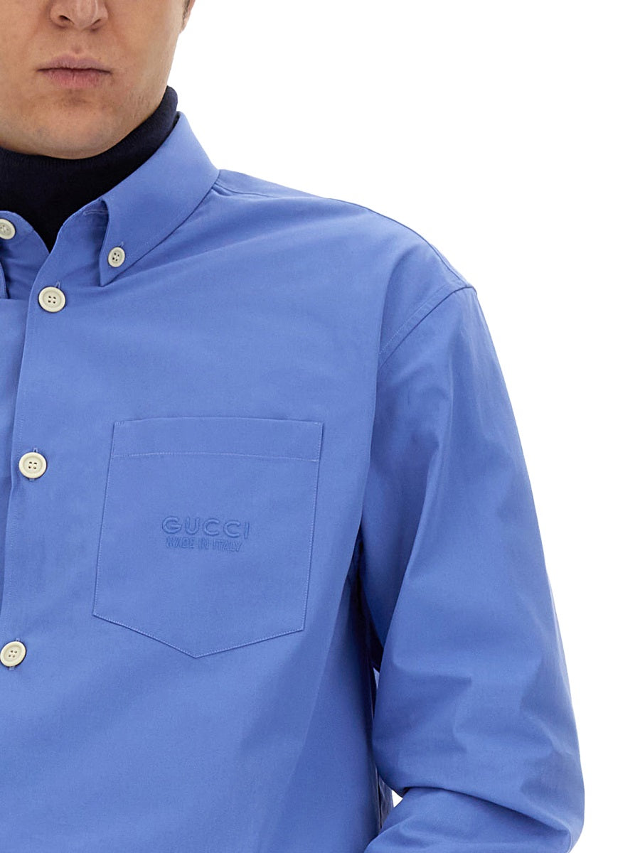 COTTON SHIRT WITH  EMBROIDERY