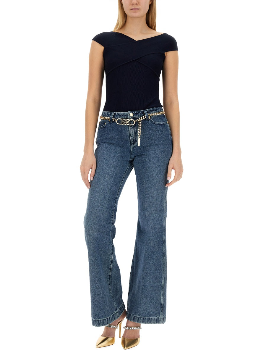 FLARE FIT JEANS