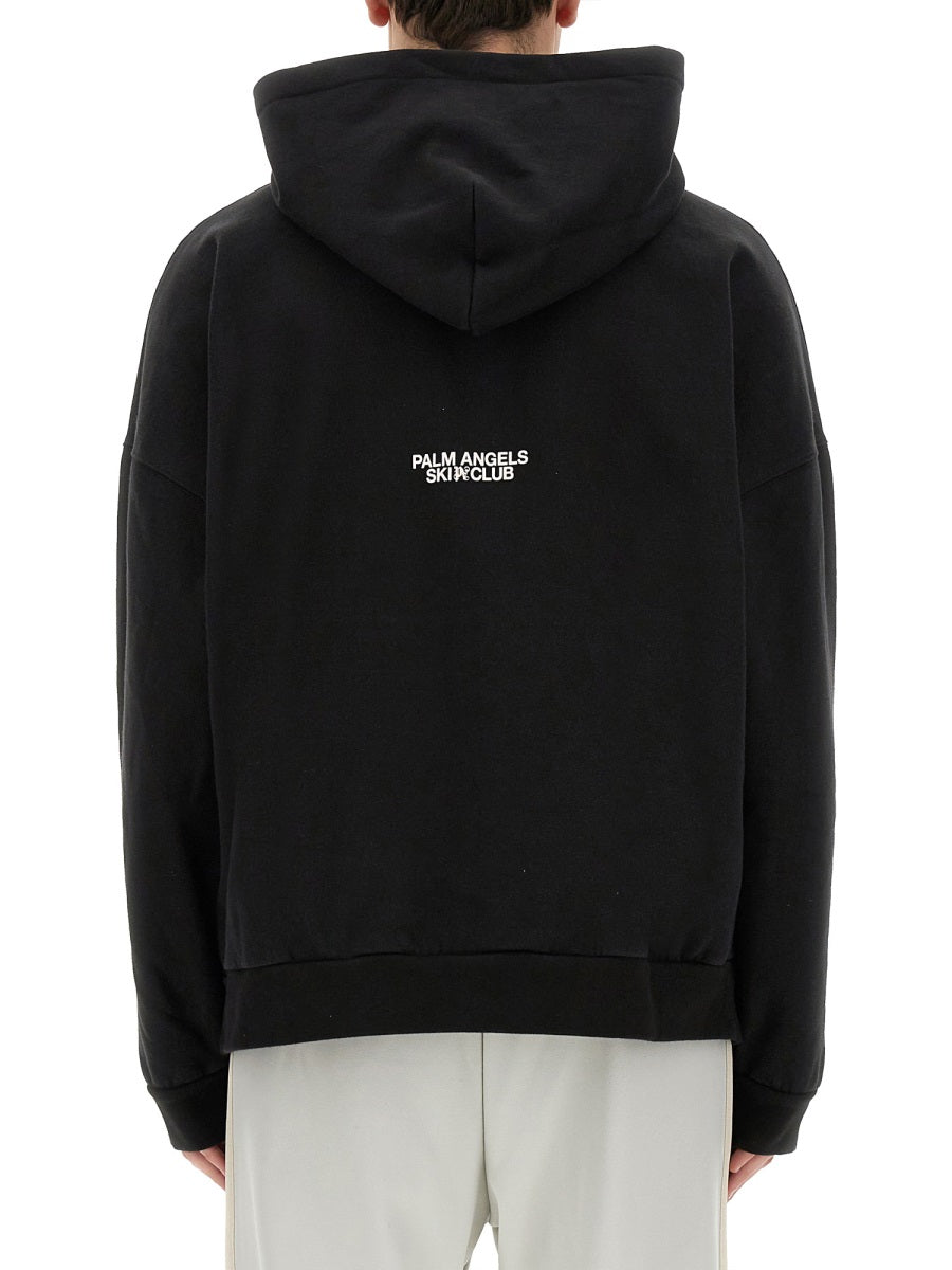 PALM SKI CLUB PRINT SWEATSHIRT