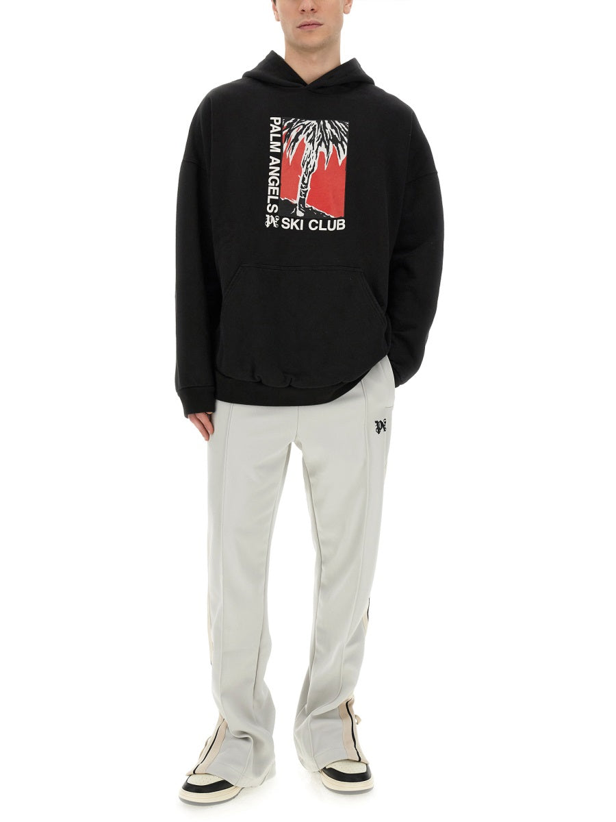 PALM SKI CLUB PRINT SWEATSHIRT