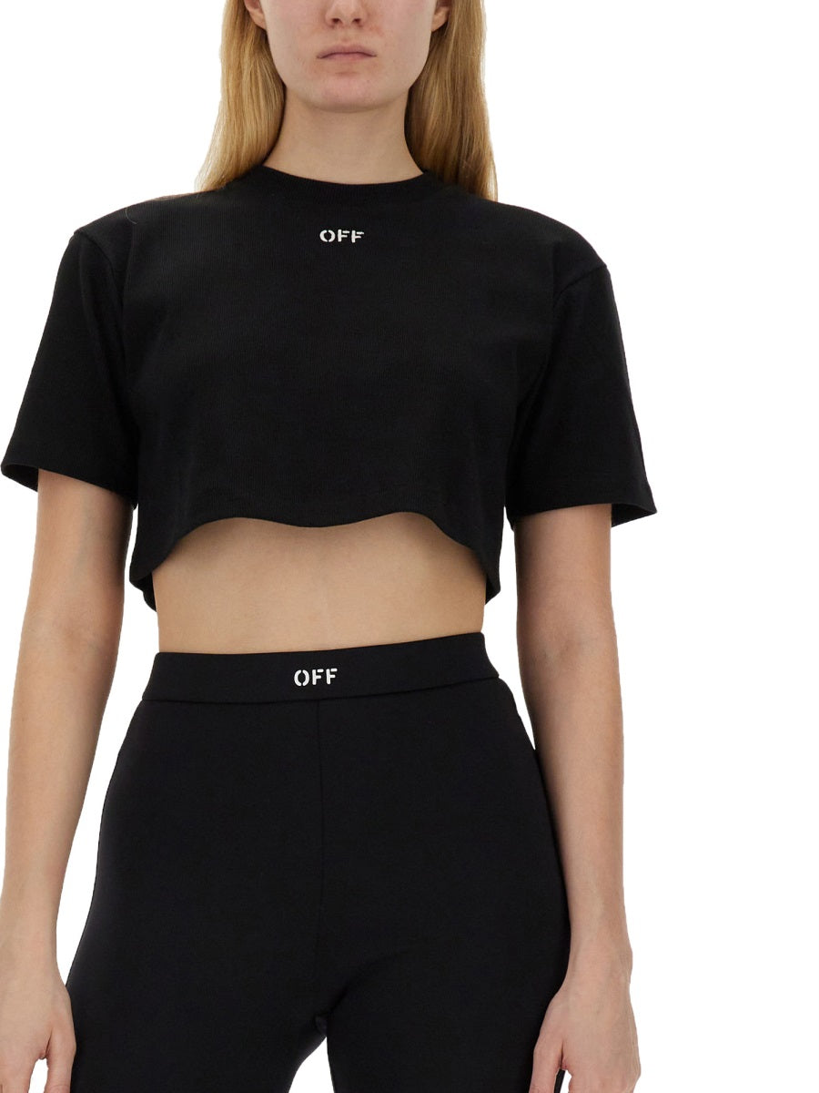 T-SHIRT CROPPED A COSTE