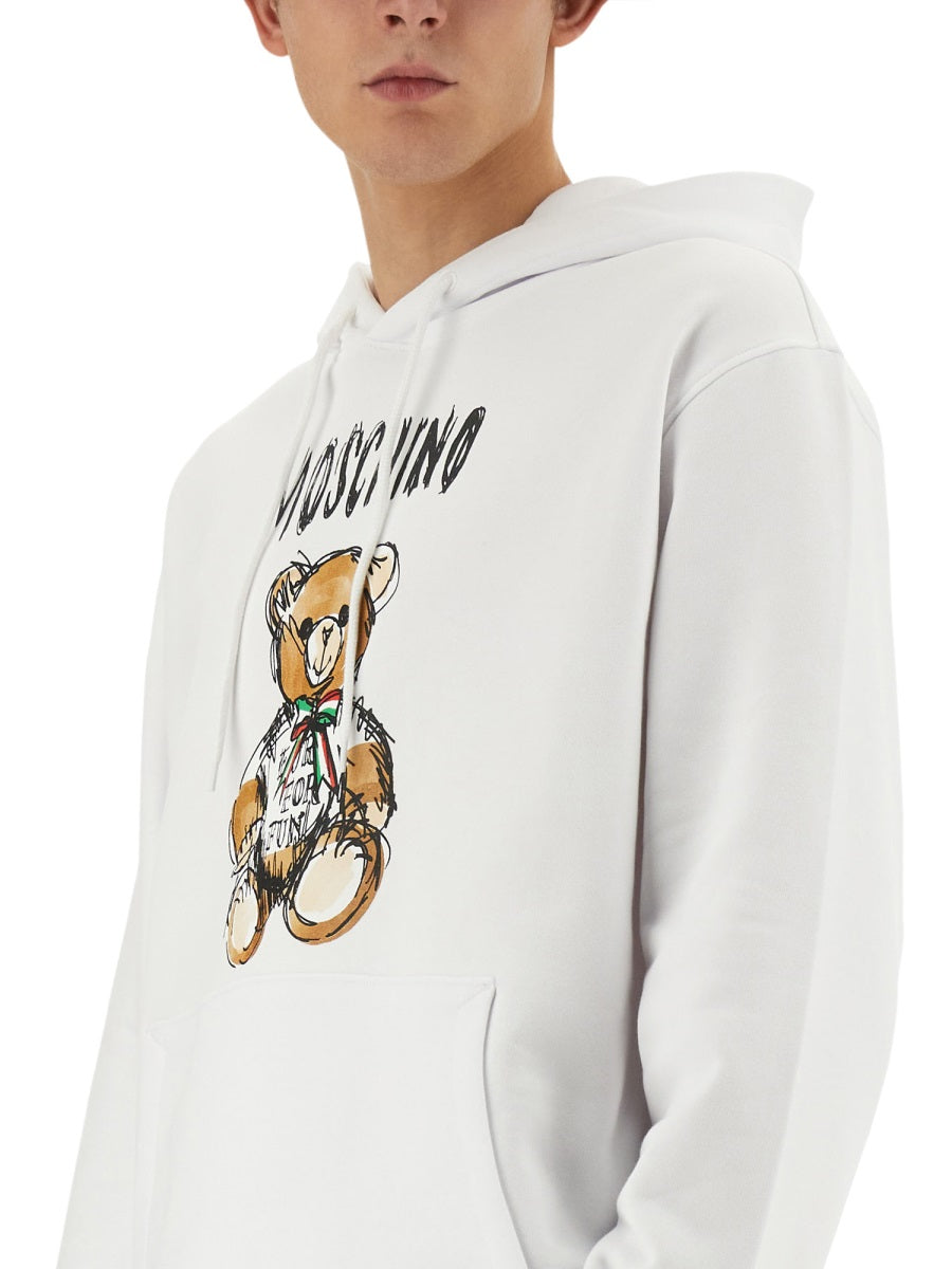 TEDDY PRINT SWEATSHIRT
