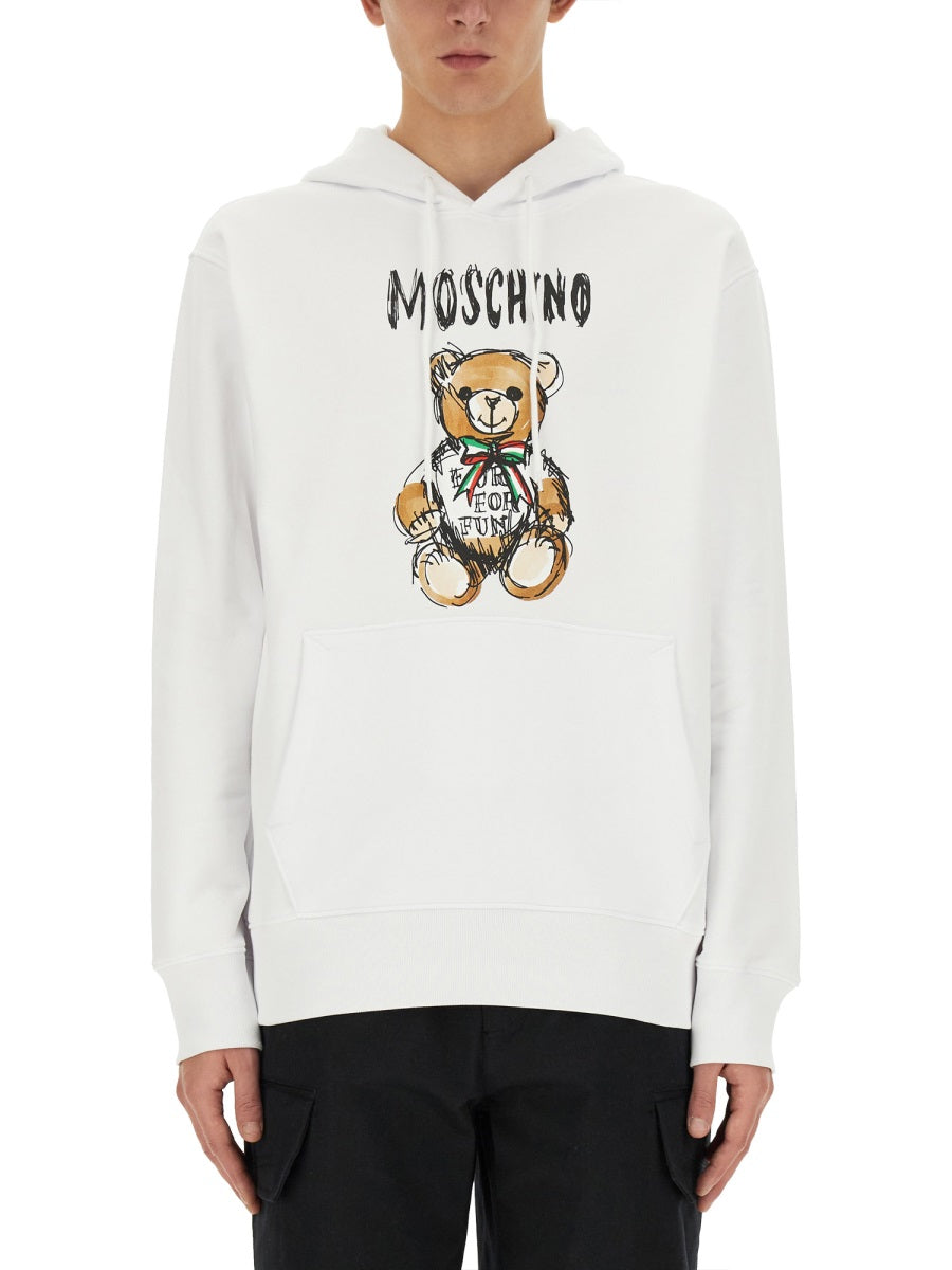 TEDDY PRINT SWEATSHIRT