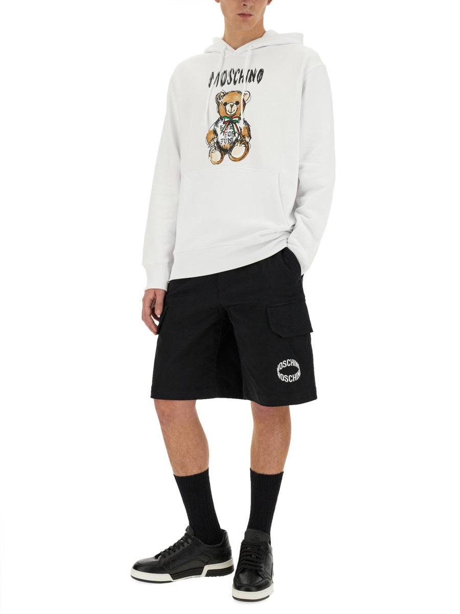 TEDDY PRINT SWEATSHIRT