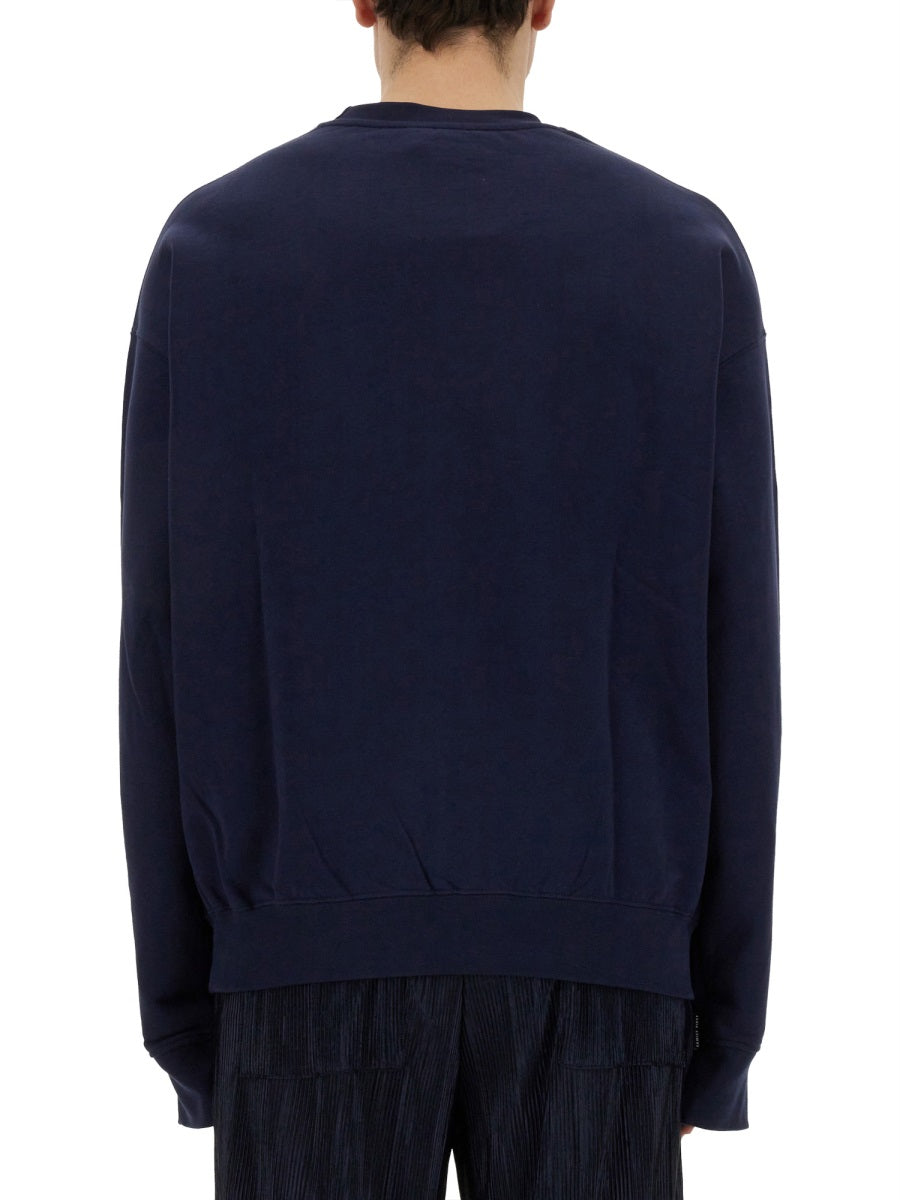 SWEATSHIRT WITH HEART EMBROIDERY