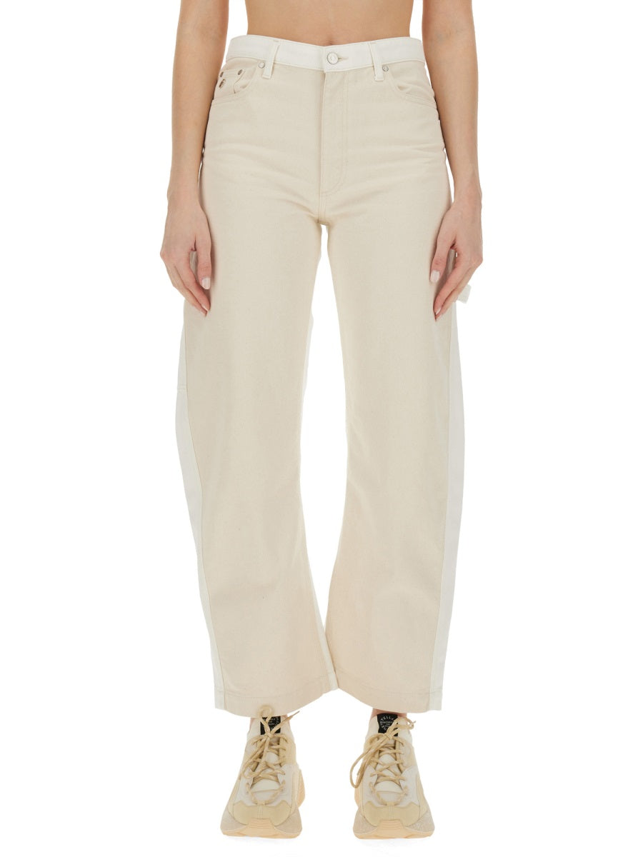 UTILITY JEANS WITH BANANA LEG