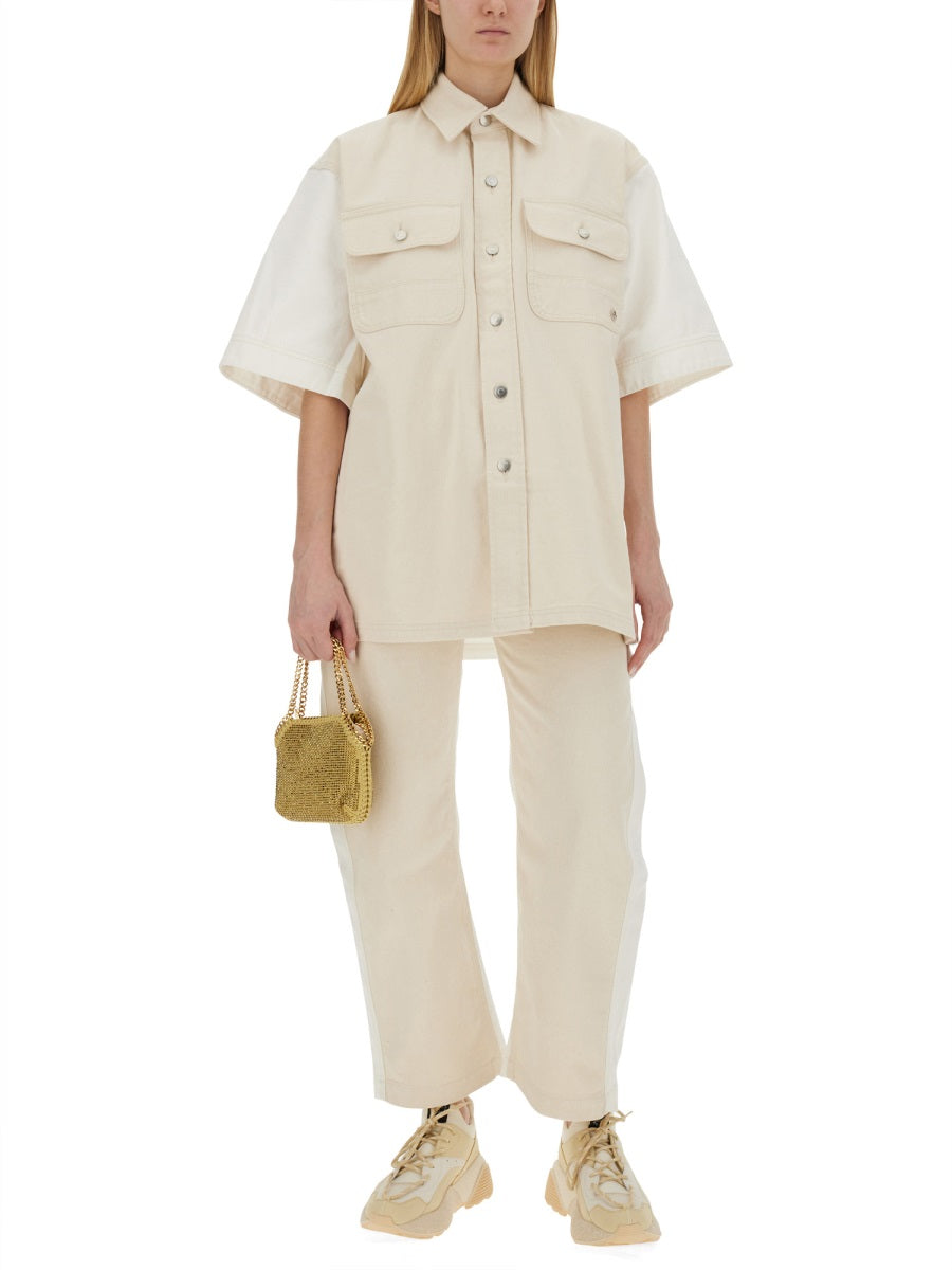 UTILITY JEANS WITH BANANA LEG