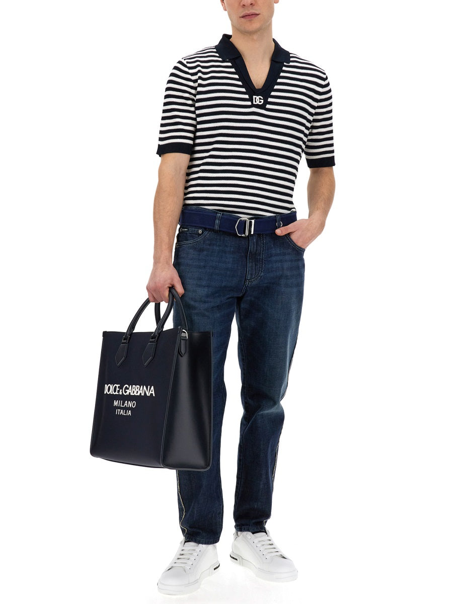 V-NECK POLO SHIRT