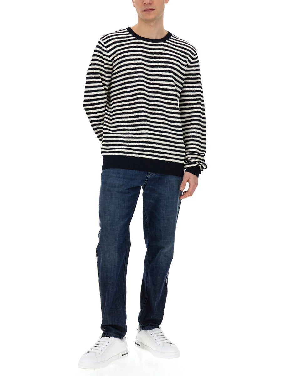 JERSEY WITH STRIPE PATTERN