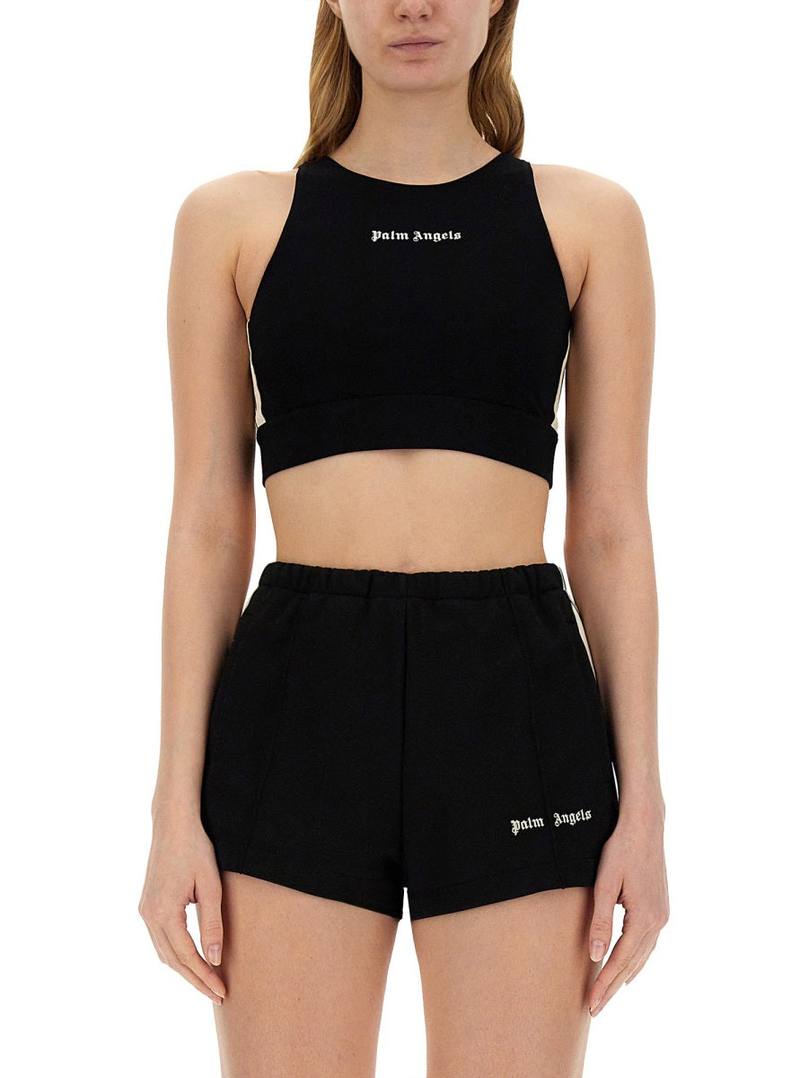 CROP TOP WITH LOGO