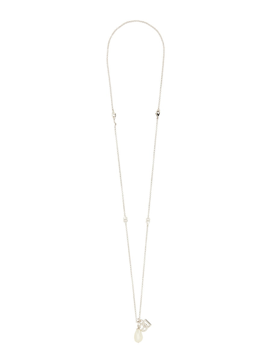 DG LOGO DROP NECKLACE
