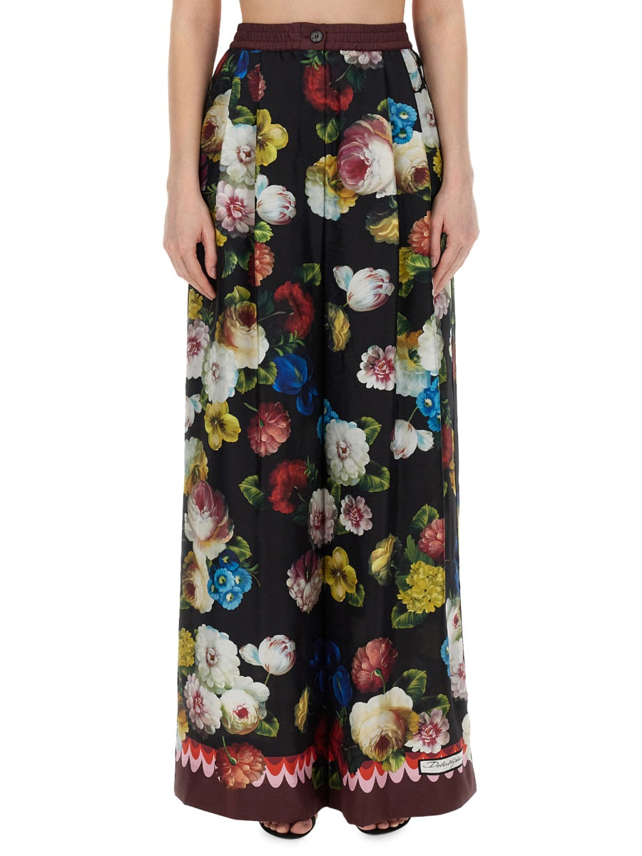PANTS WITH FLORAL PRINT