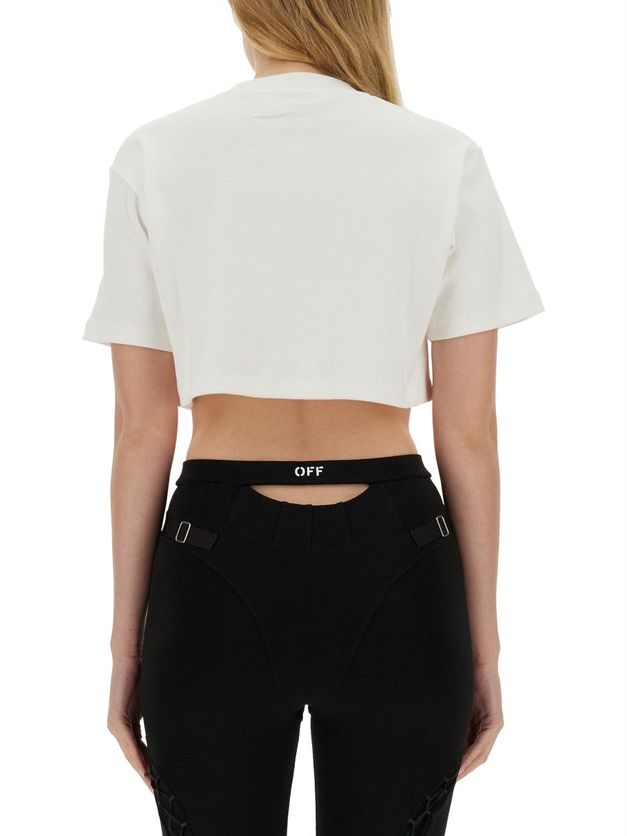 T-SHIRT CROPPED A COSTE