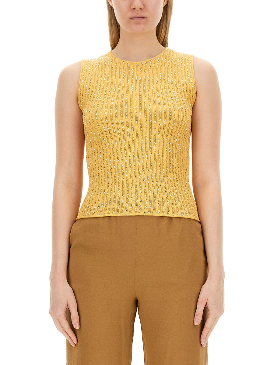 MESH WITH RHINESTONES