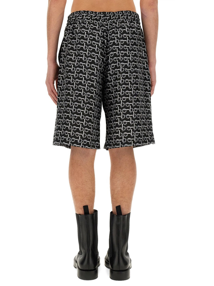 ALL OVER PRINT BERMUDA SHORTS
