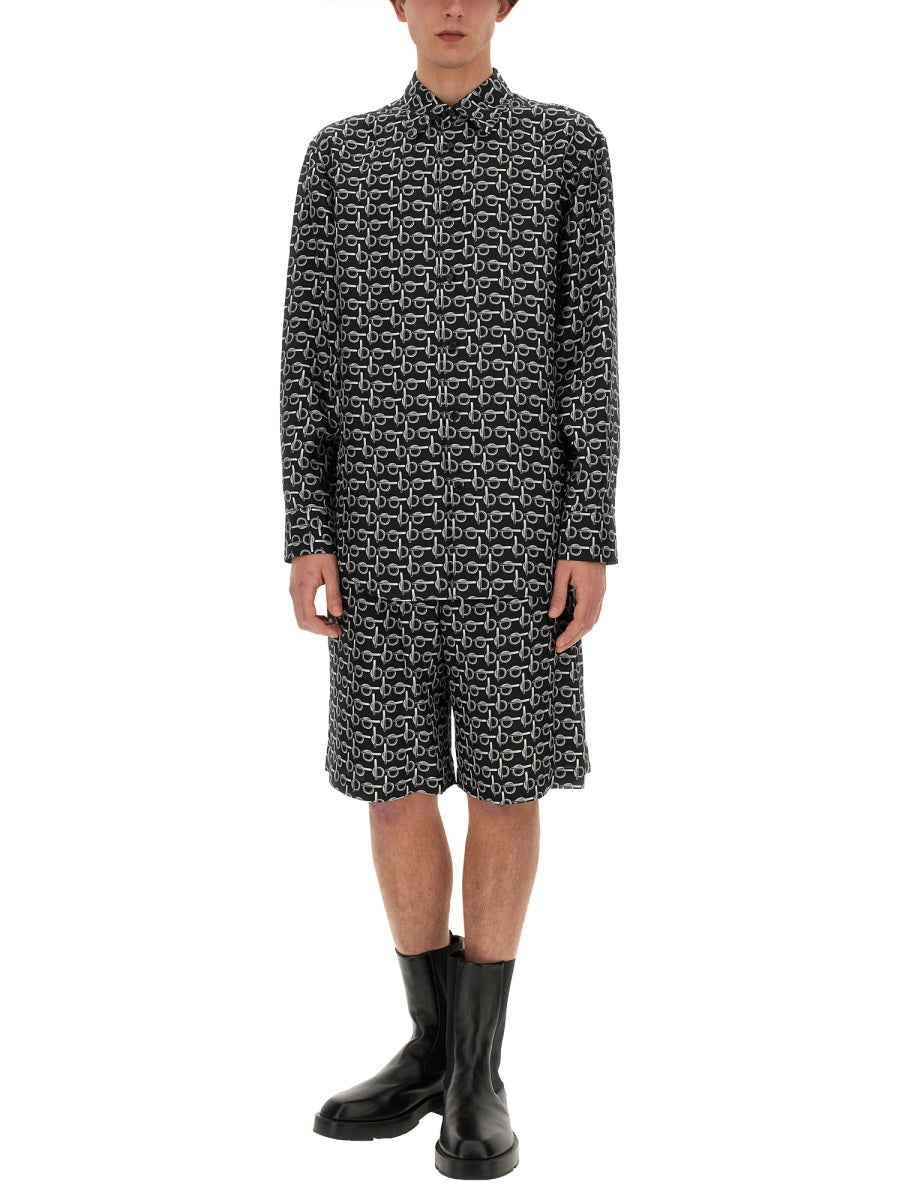 ALL OVER PRINT BERMUDA SHORTS