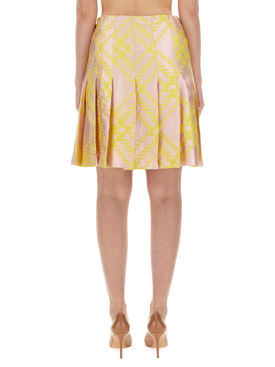 CHECK PATTERN SKIRT