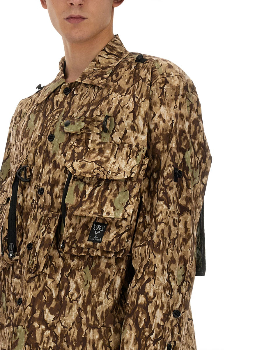 CAMOUFLAGE PRINT JACKET