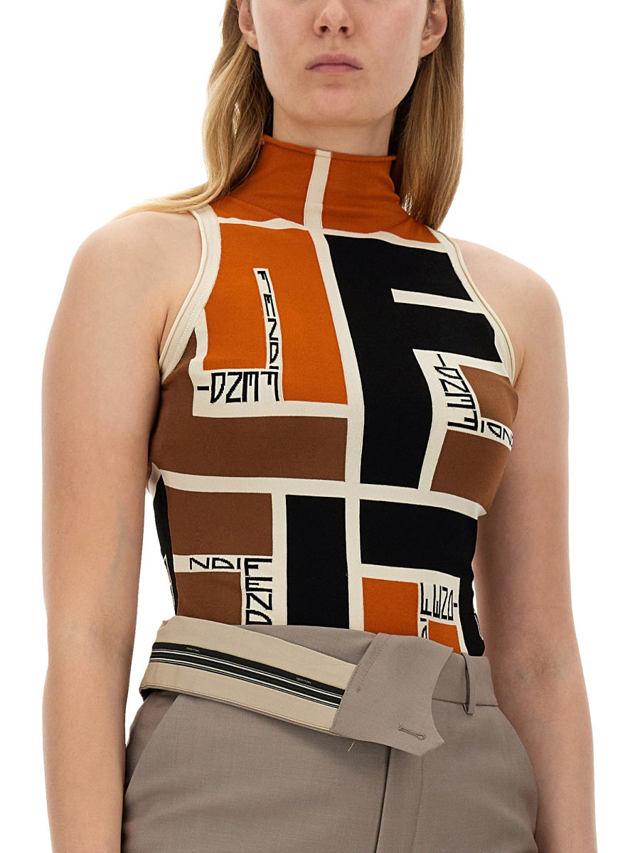 FF PUZZLE PATTERN TOP