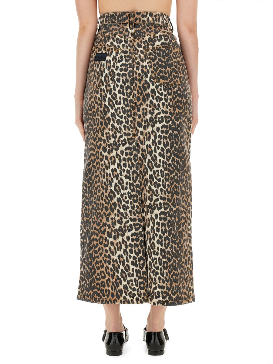 SKIRT WITH MAXI SLIT
