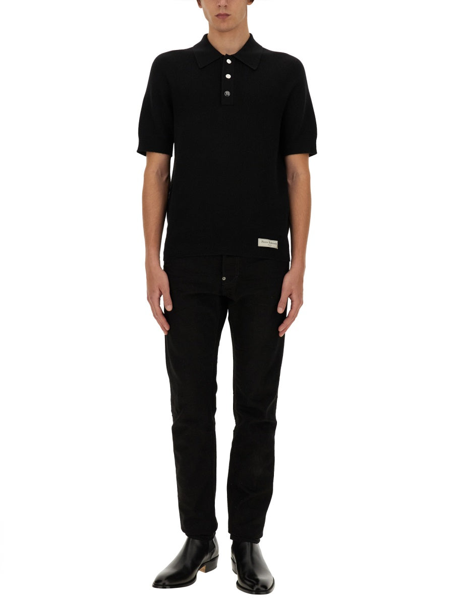 MERINO WOOL POLO SHIRT