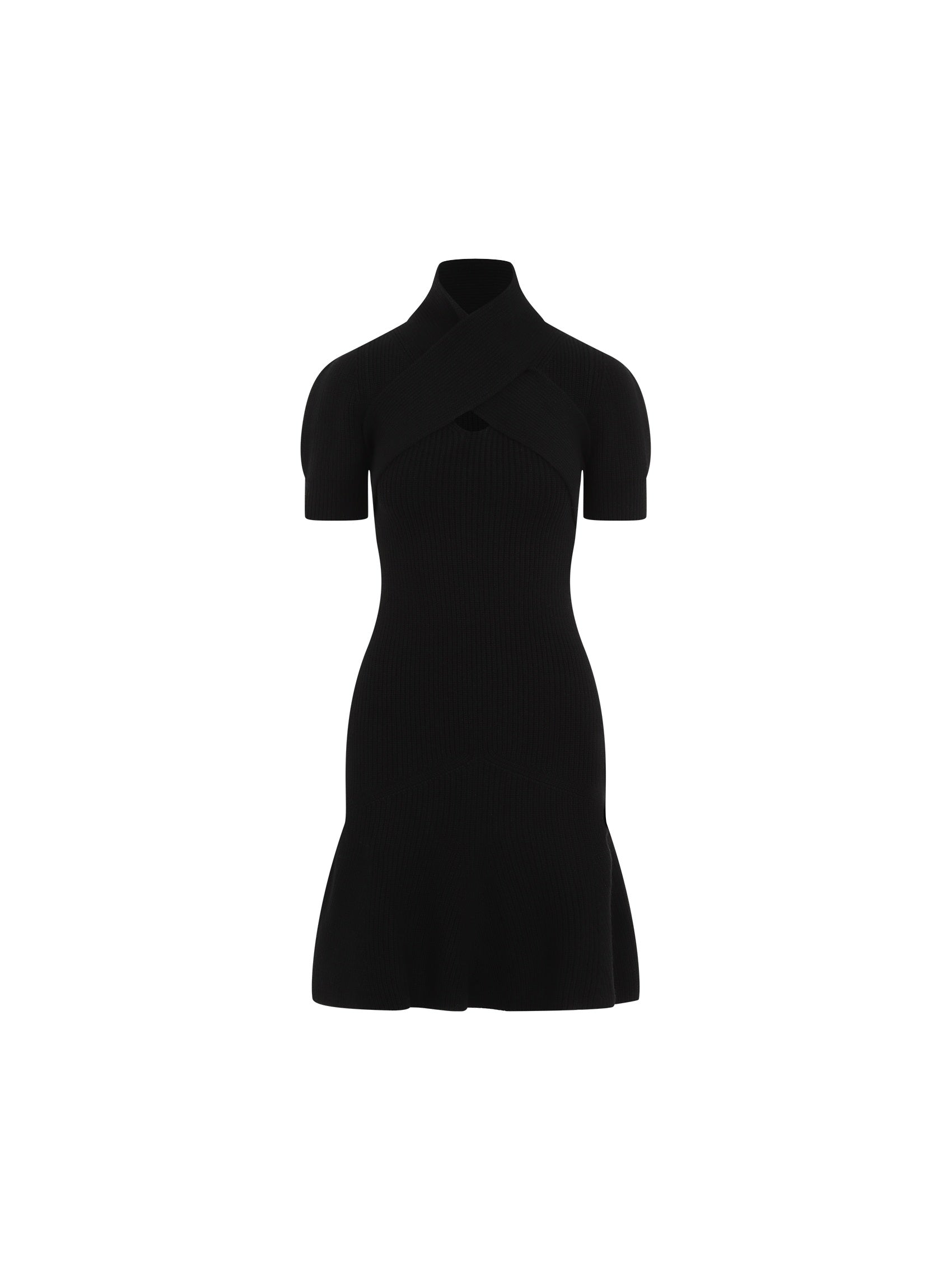 Scarf Draped Dress
