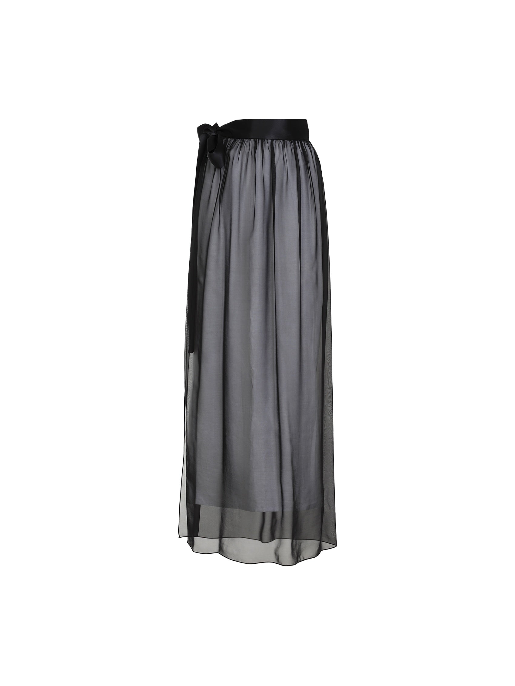 Silk Long Skirt