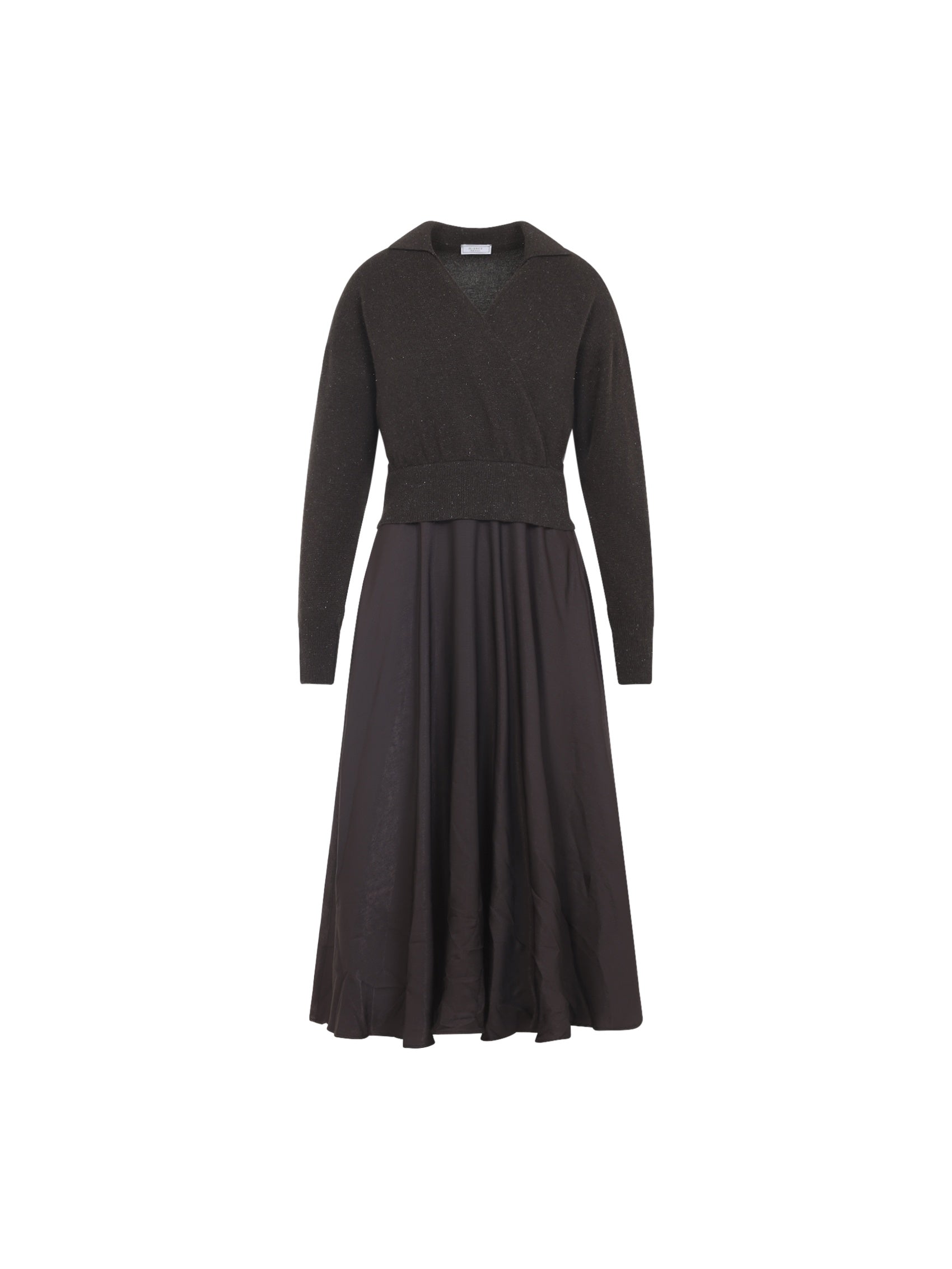 Two-Fabrics Dress